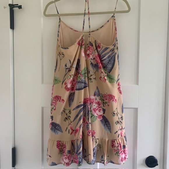 Peach Love California Pink Floral Strap Dress - Small - Picture 2 of 4